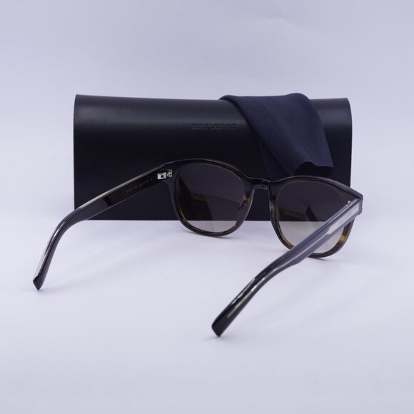 Saint Laurent SL620 005 Round Sunglasses - Havana/Brown Gradient - Picture 10 of 10